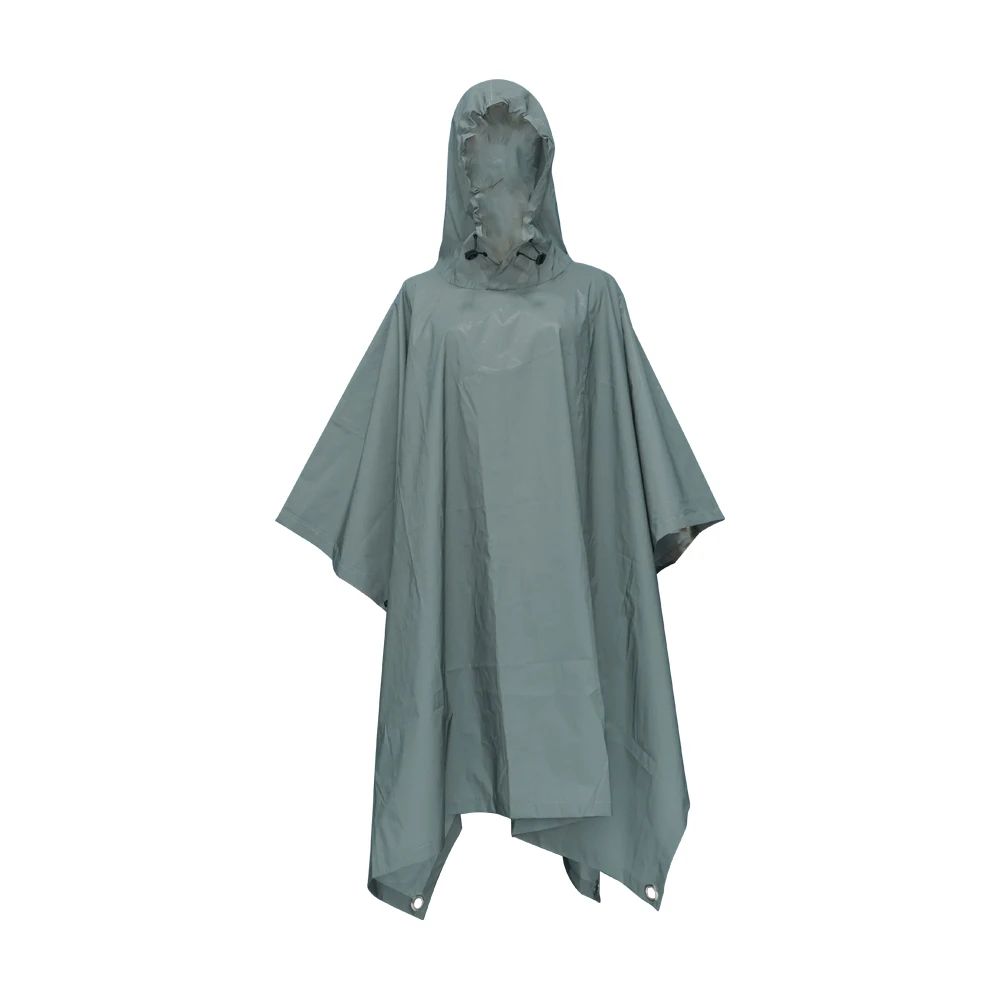 High Quality Adult Long  Reflective Waterproof  Raincoat Large Size Windbreaker Rain Poncho Cloak Cape Overcoat