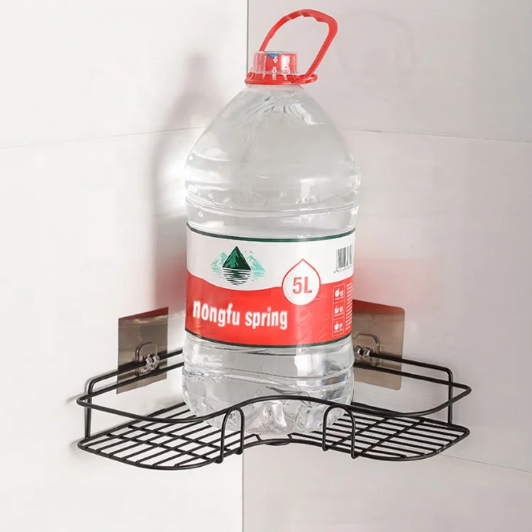 Guangdong HELI SUS 304 Stainless Steel Bathroom basket hanging shelf corner adhesive shower caddy Bathroom basket