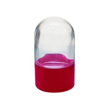 UKETA Wholesale 3.5OZ Custom Packaging Logo Printed Round Bottom CR Glass Jar With Child Resistant Lid Smell Proof Jar