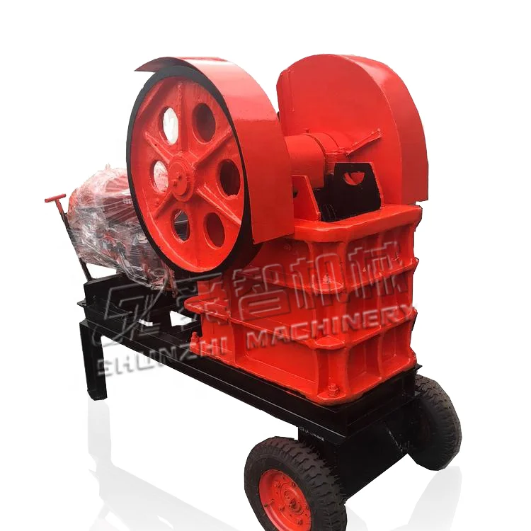  Мобильная мини-щековая дробилка pe 150*250 с дизельным