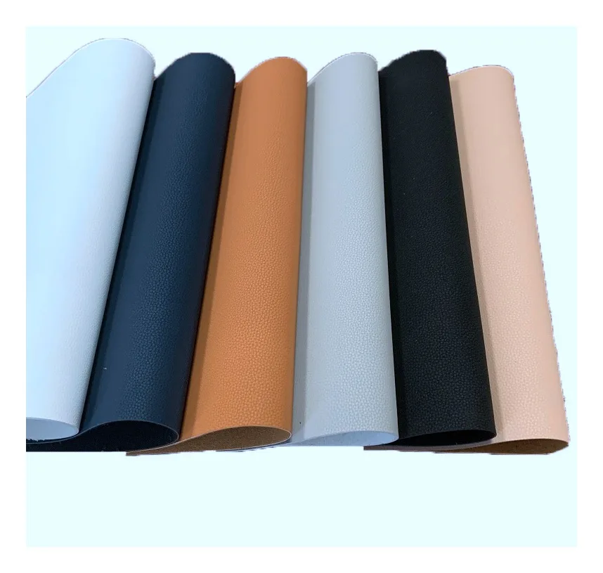 Hot Sale   flocking artificial faux pu for shoes and bags