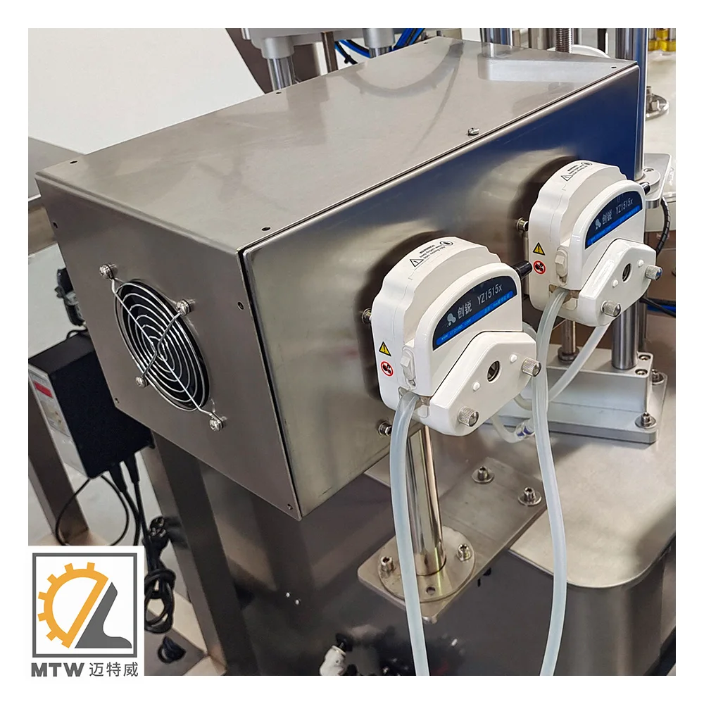 MTW Automatic monoblock vial cartridge oil tincture glass dropper  filling machine filler