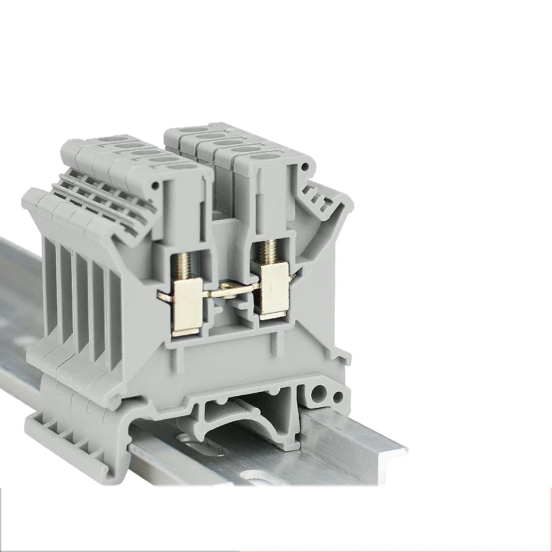 Factory Price Uk Waterproof Din Rail Electric Plastic Screw Clamp Terminal Block