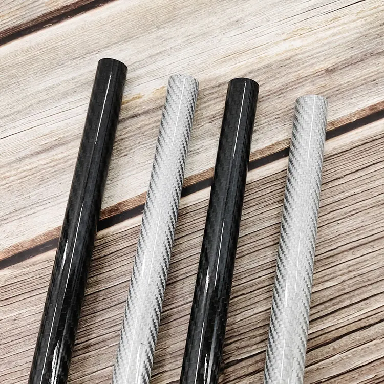 
high performance Carbon Fiber Straight Tube for Handle Outrigger Canoe Paddle 
