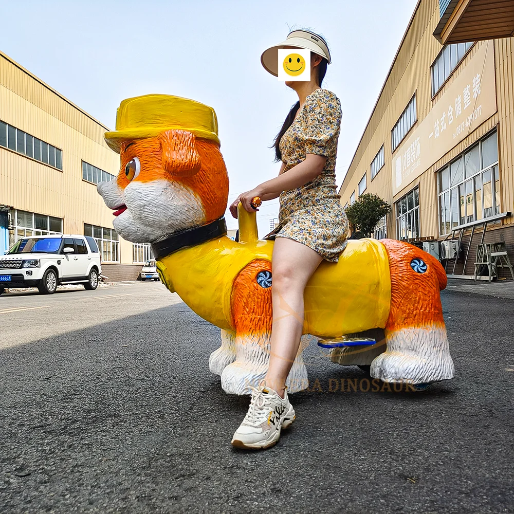 Shopping Mall Scooter Dinosaur Rides for Kids Ride on Dinosaur for Amusement Park