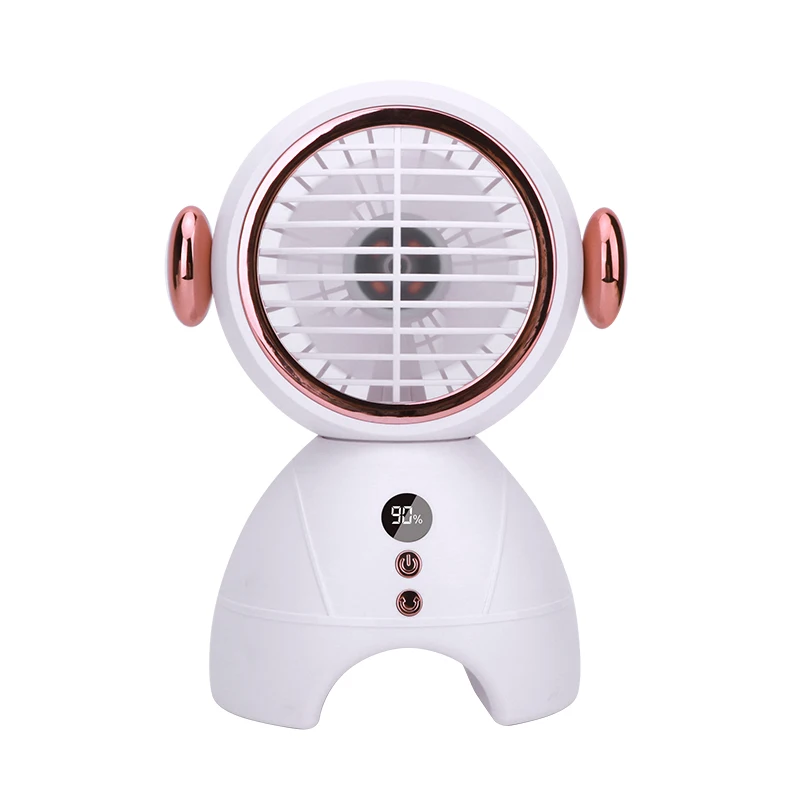 2024 Newest Best Price BLDC Motor Rotate Desktop Fan 3000mah USB Rechargeable Mini Fan