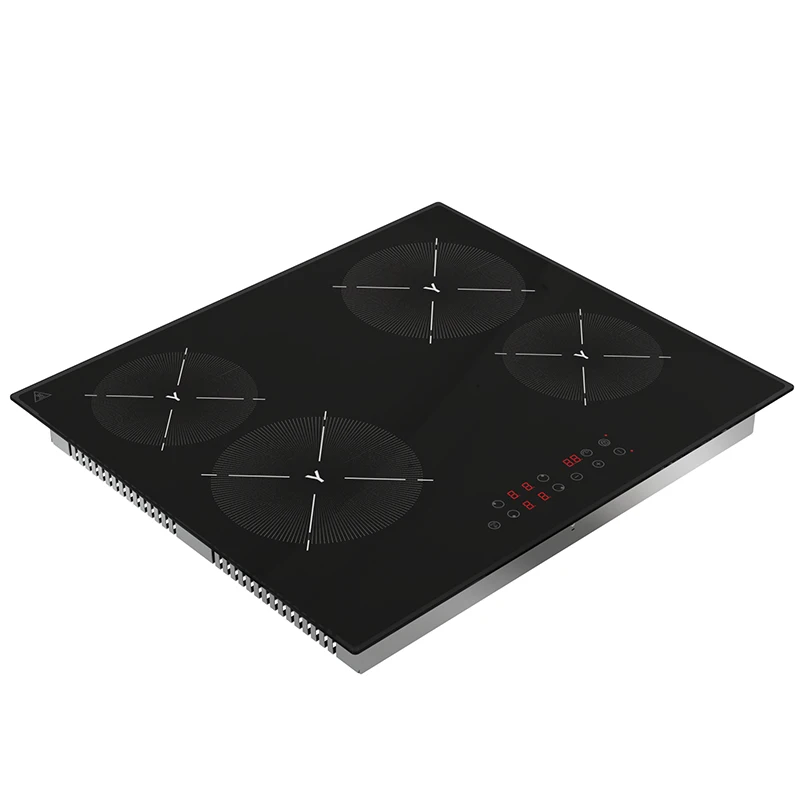 Touch Key 4 Burners induction cooker glass ceramic plate 6000w vitro ceramic cooktop infrared cooker electric
