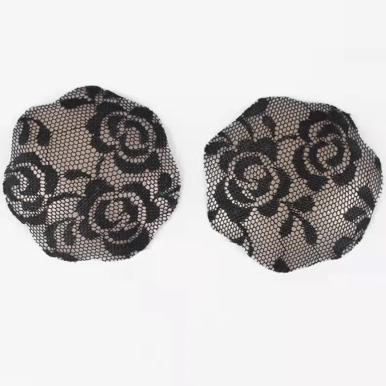 Waterproof Silicone Undercover Reusable Self Adhesive Lace Nipple Covers Silicone Nipple Pasties