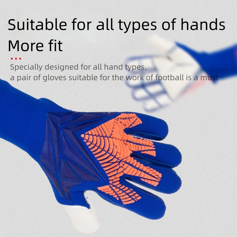 Professional Soft German Latex Predator Kids Guard Goalkeeper Gloves Football Goalkeeper Gloves With Finger Protection