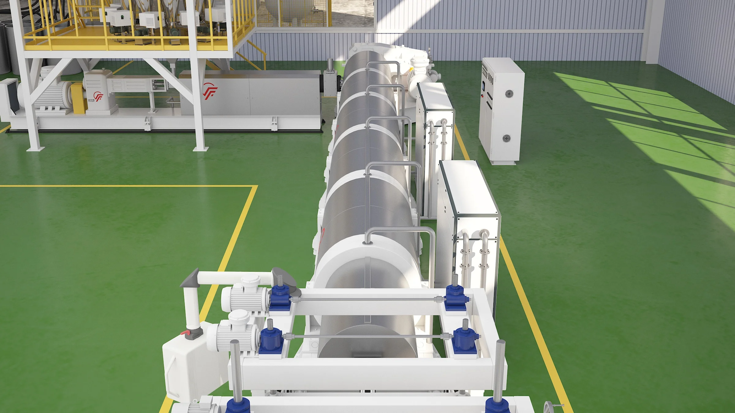 Fully automatic xps extruded board machine, building material manufacturing machine, FS85T-250C model