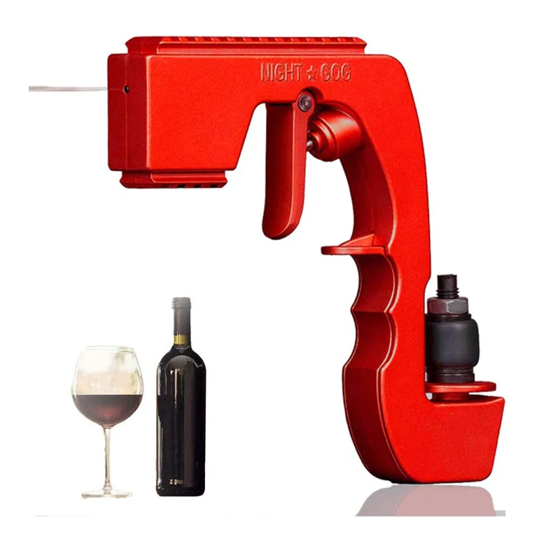 
2021 Amazong Hot Selling Drop Shipping Pool Party Drink Sprayer Wine Beer Bottle Bubble Blaster Champagne Bottle Squirt Gun 