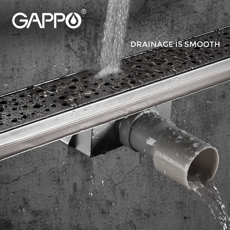 Gappo bath oucorner stainless steel floor drain cover strainer tile insert floor drain trap Floor Drain G85007-2