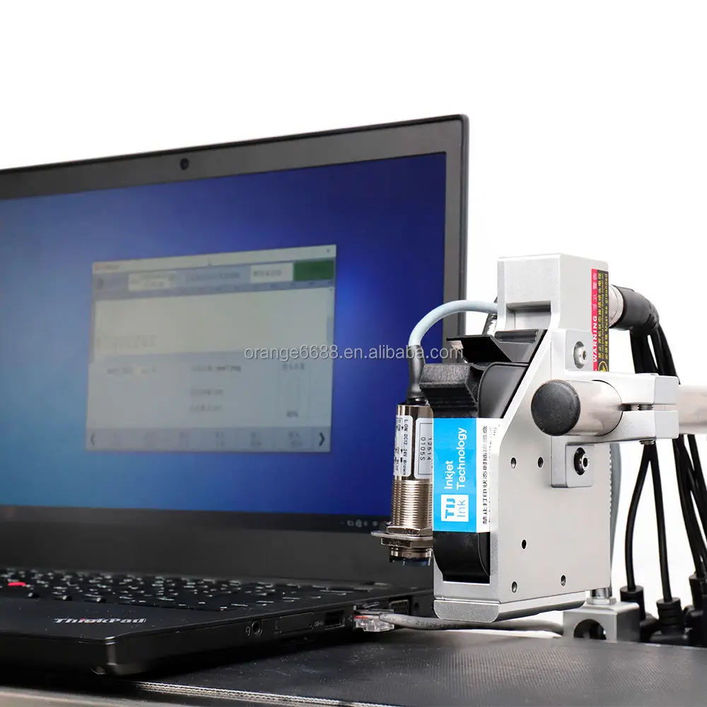 Automatic No Screen Online Inkjet Printer Connect To Computer Printing Machine