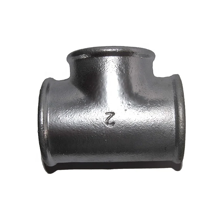 Malleable Cast Iron Pipe Fittings Stainless Steel Corrosion Resistant Internal Threaded Joints