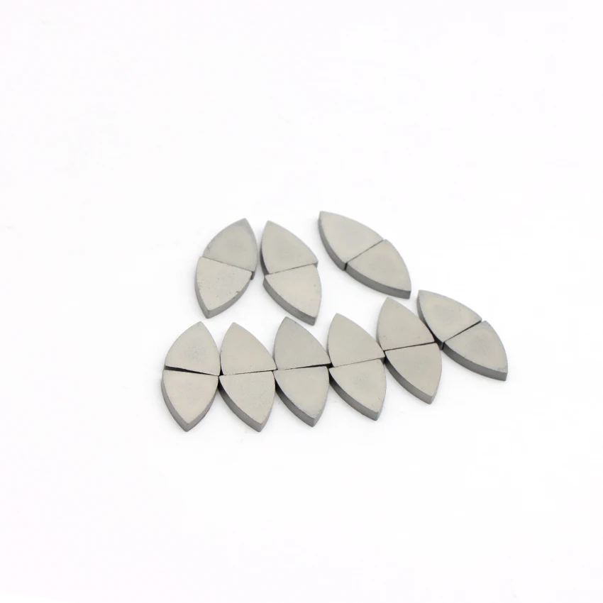 Tungsten carbide standard welding brazed inserts cemented carbide tips inserts