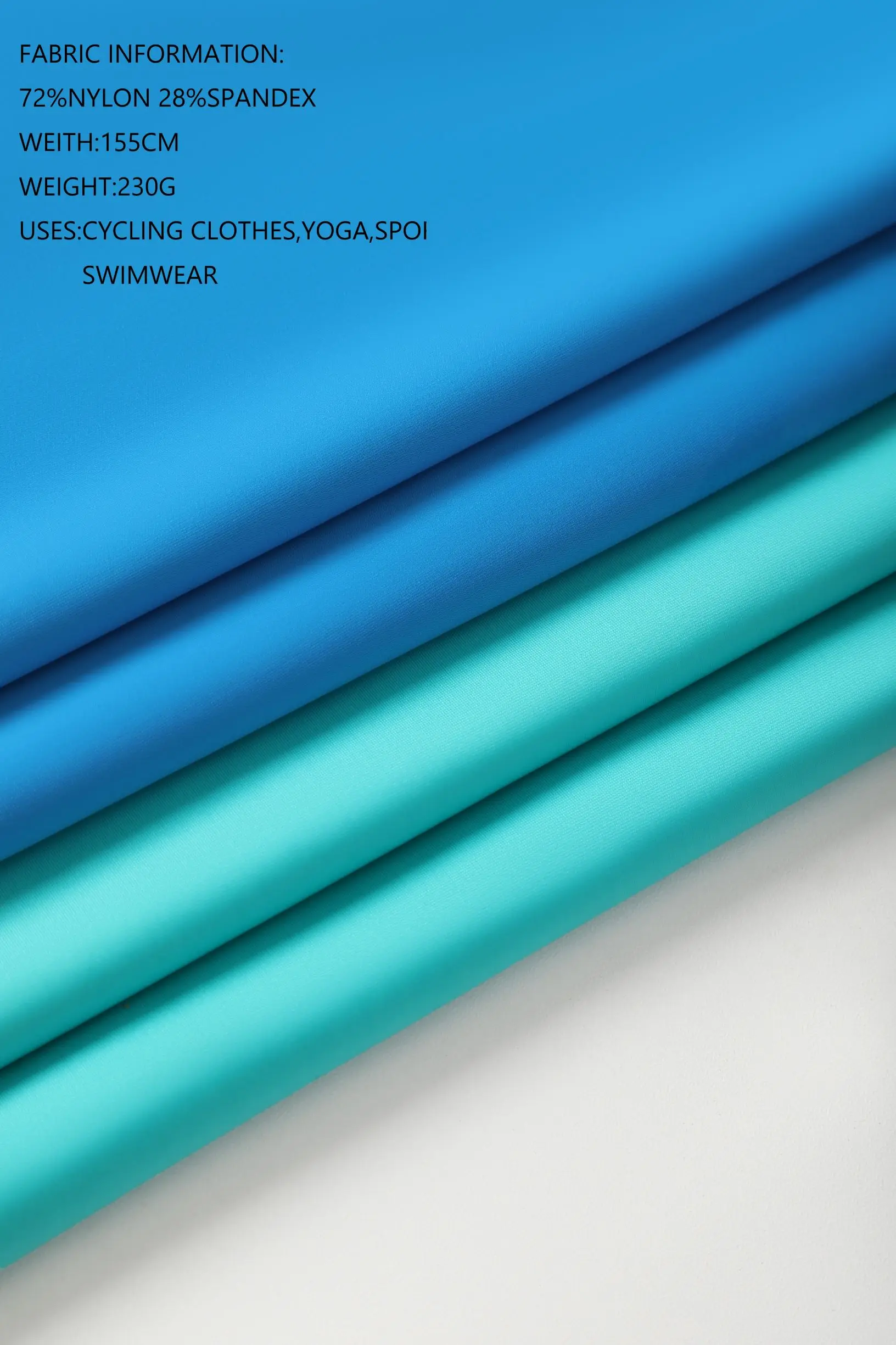 Nylon Spandex Stretch Fabric Dyed Knitted Pattern Fabric