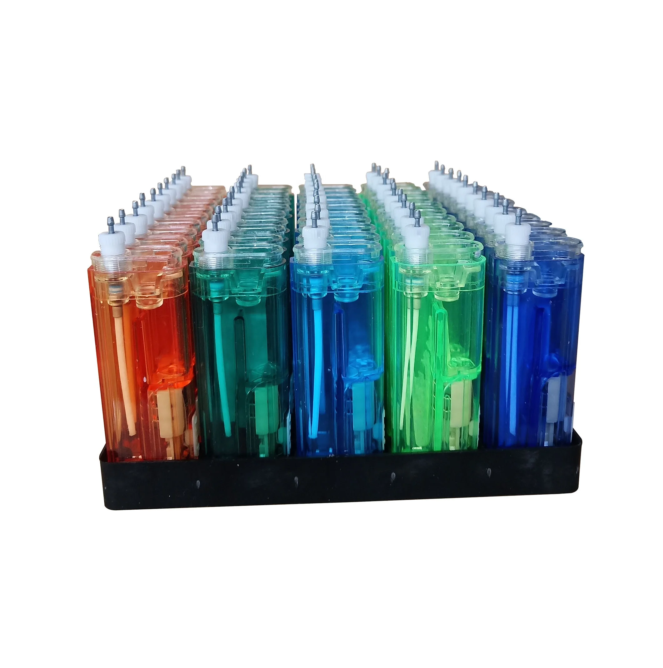 wholesale disposable cigarette lighter with sticker flint lighter part