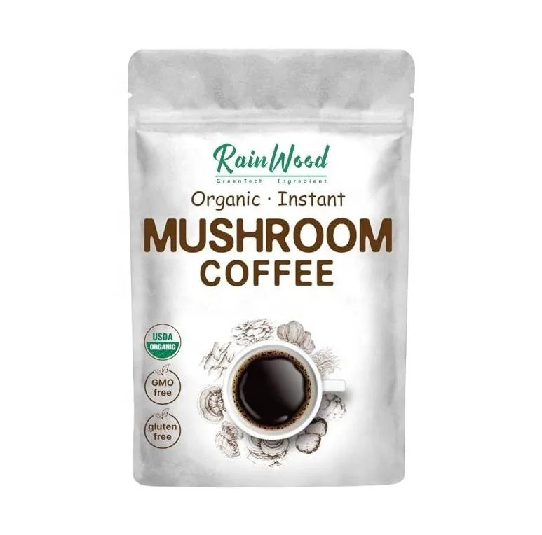 Частная этикетка 7 в 1 органический грибной кофейный порошок растворимый кофе