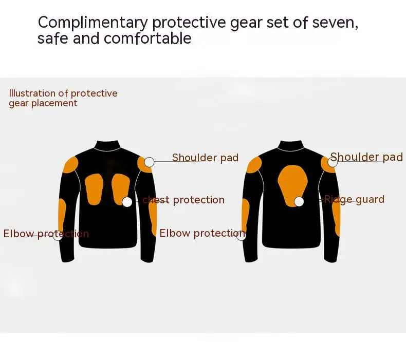 Motocross Gear Safety Armored Adventure Jacket Motorcycle outdoor safety waterproof adventure