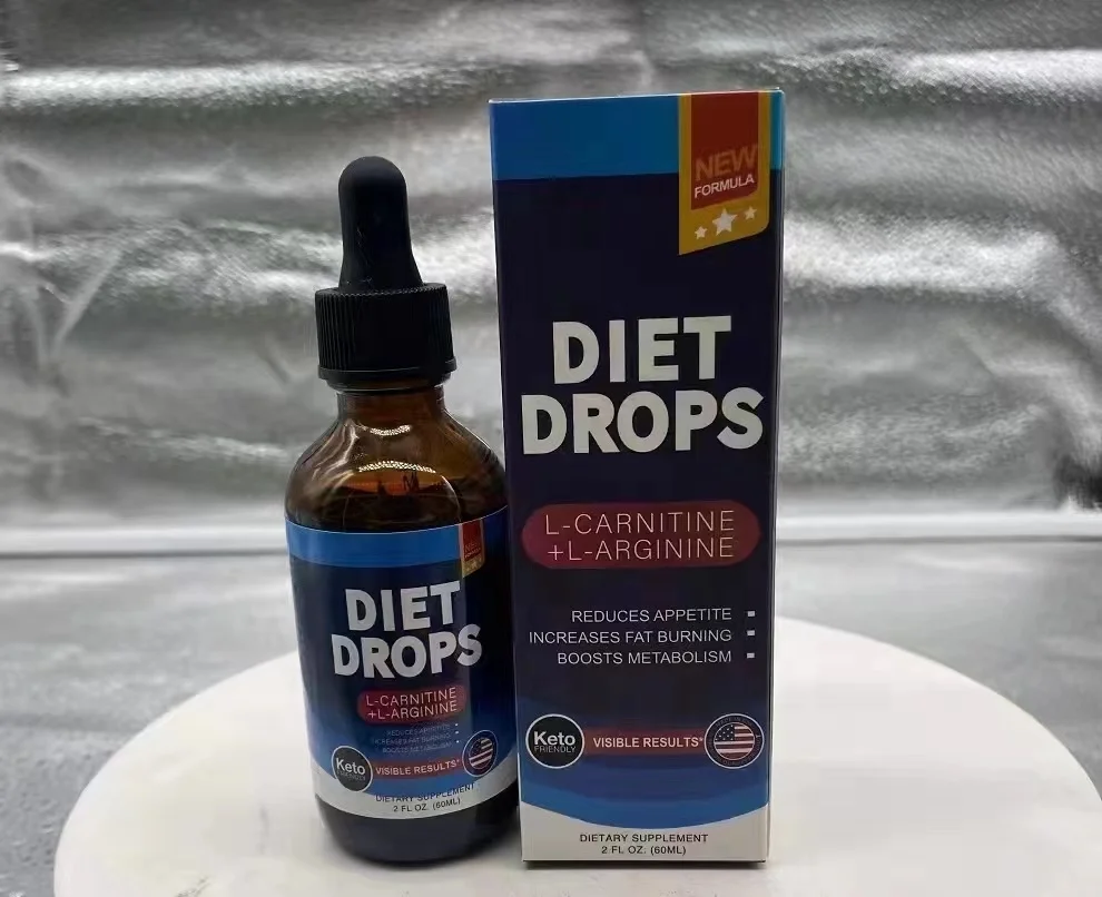 OEM diet drops L-carnitine L-arginine organic detox fast fat burner metabolism booster powerful antioxidant slimming weight loss