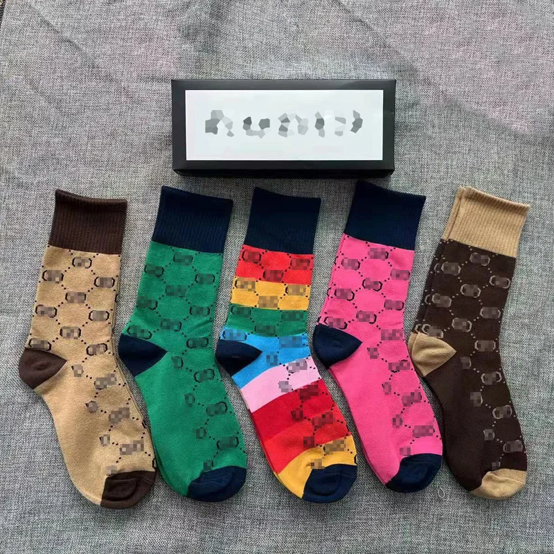 Hot selling ready to ship women socks fashion teenage girls cotton designer socks