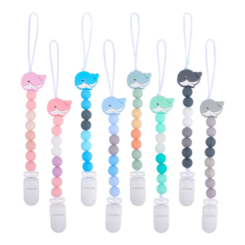Cute Animals whale/dog/ Cow Silicon focal Teething beads For Diy Craft Accessories Pen Making