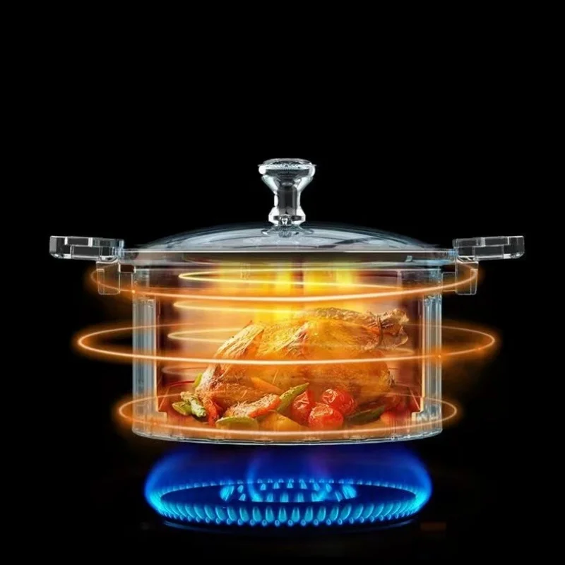 Best-Selling Cast Iron Intelligent Miniature Pressure Cooker Enamel Cookware Set Different Colors Gas Induction Glass 8L