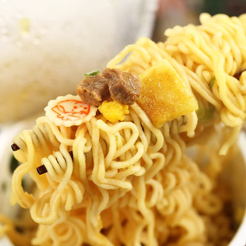 Hongkong delicious instant noodles cup noodles seafood flavor easy to eat multi-flavors 77g