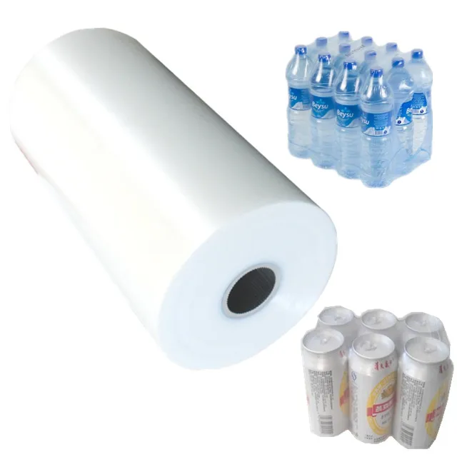 
China factory supplier Best price polyethylene Heat shrinkable film ldpe shrink film for water bottle packing 