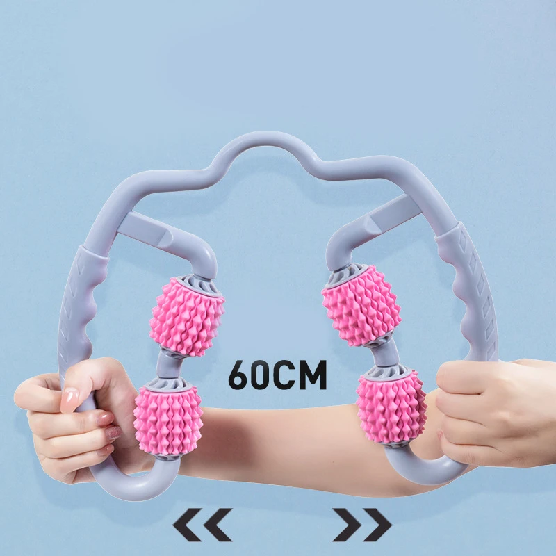 ODM OEM Leg Meridian Massager Stretching Yoga thigh and calf roller ring clamp leg slimming and muscle relaxation device