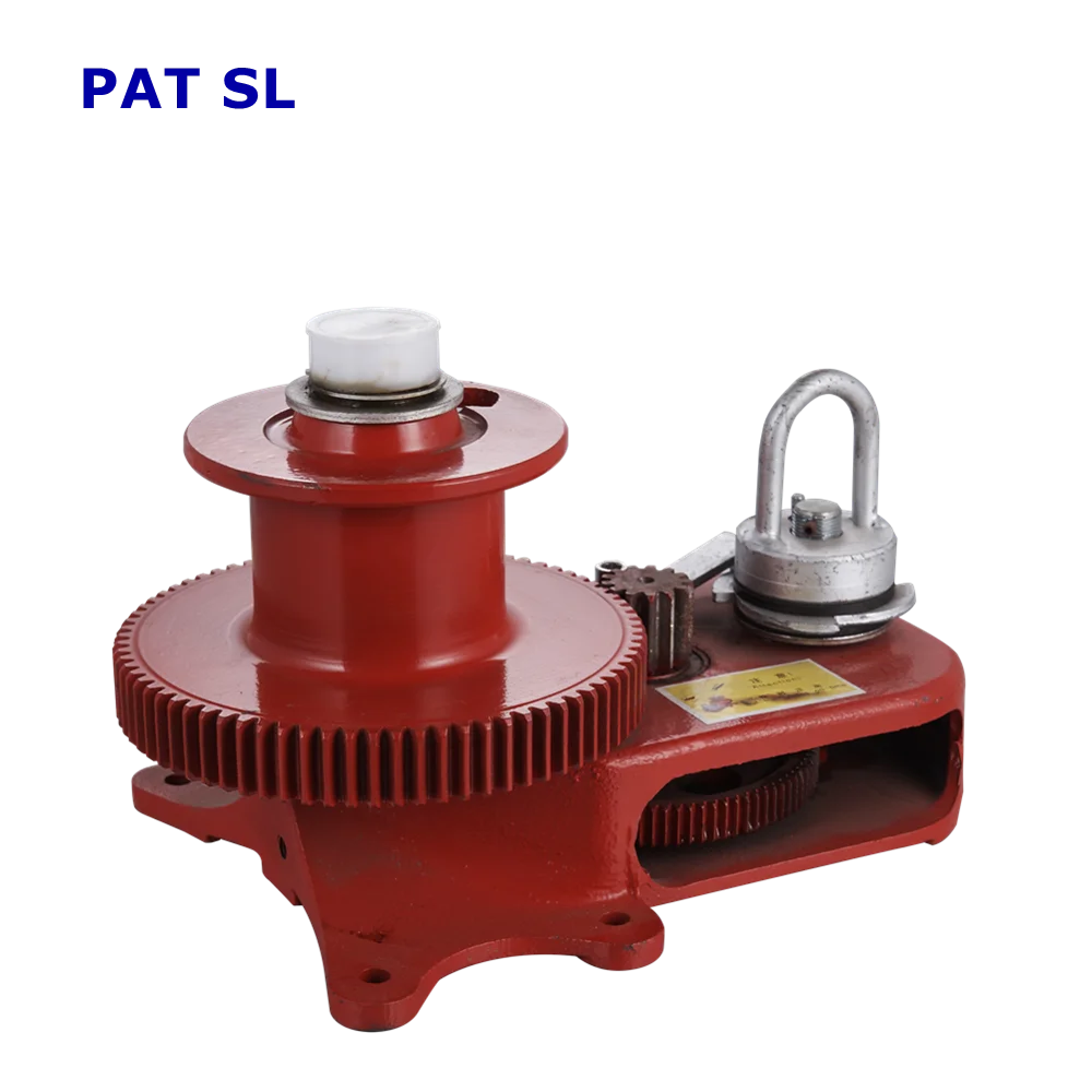 Сделано в Китае, 3500lbs, Потолочная ручная лебедка, червячная Редукторная лебедка, двойная барабанная буксировочная лебедка