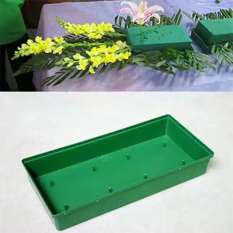 oasis  floral foam tray blocks wreath ball green EVA flower mud  arrangements  cage flower holder with flora foam