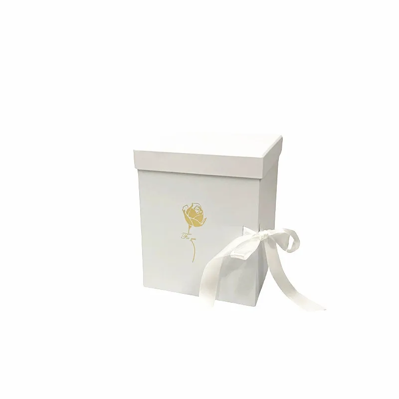 Revolving Gift Box LOVE monogram  Flower Box with Hand gift box