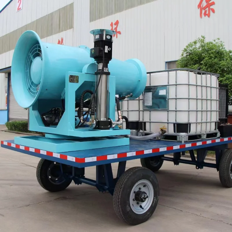 Industrial Electric Hydraulic 40m Dust Control Fog Cannon Machine