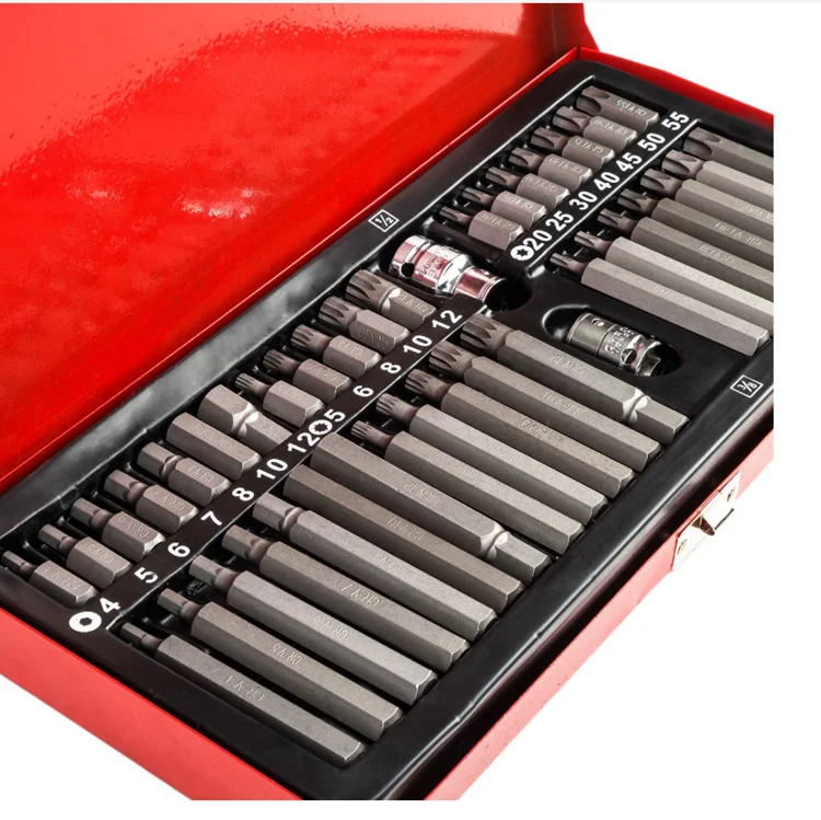 wholesaler workshop mechanic tool 40pcs screwdriver torx bit driver Hex Star Bit socket Set