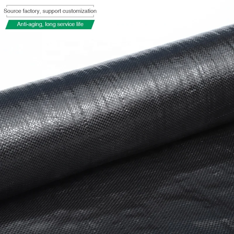 Greenhouse Tela De Paisaje Degradable Anti Grass Cloth PP Woven Weed Mat Garden Ground Cover