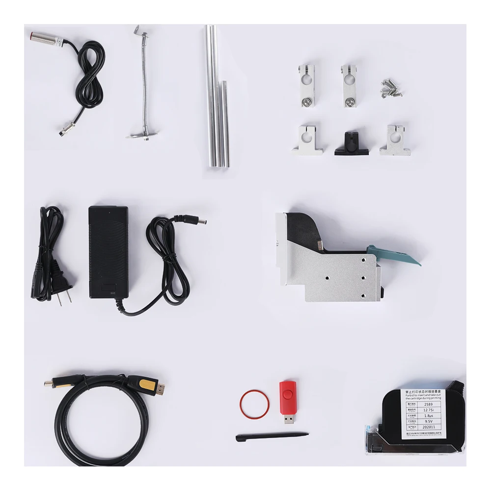 Kelier 2021 new 12.7mm 25.4mm on line Screen expiry date coding printing machine K170