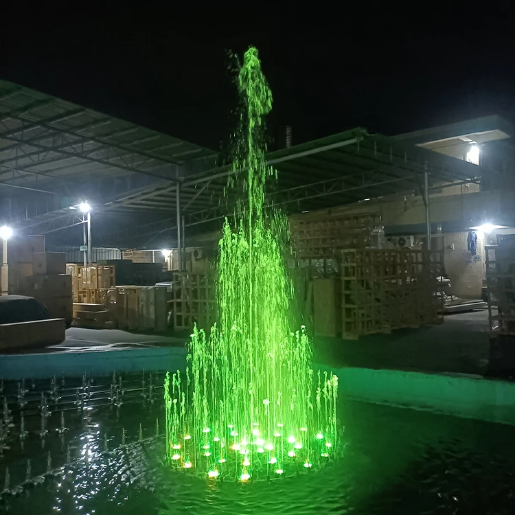 Factory Customize 12M Outdoor Decorative Basket Flower Musical Dancing Water Fountain