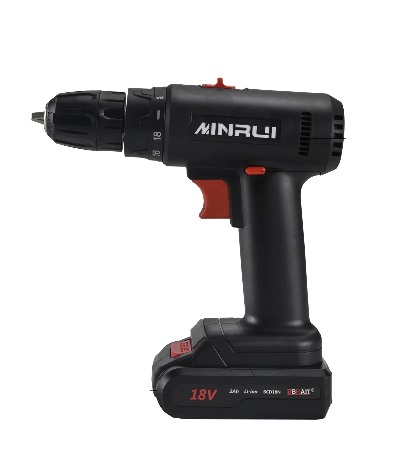 MINRUI 21V cordless drill small handheld portable handheld cordless drill screwdriver