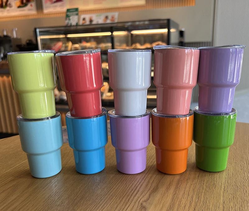 wholesales stainless steel mini Insulated 2oz 3oz tumbler shot glasses