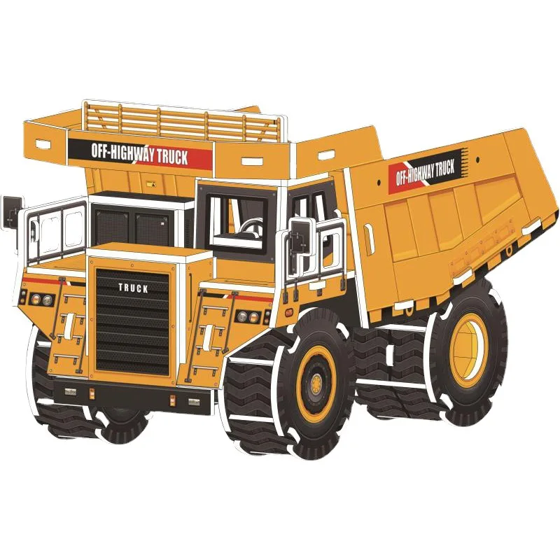 AISHANGPIN 2022 new fidget toy Creative 3D jigsaw Heavy Truck paper puzzle model for children and adults puzzle en papier 3D