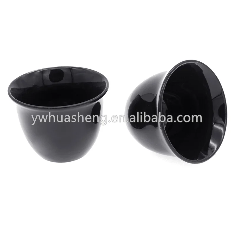 HS Wholesale Arabic Style Sultan Yemen Colorful Ceramic Coffee Cups Without Handle Polyfoam Packing