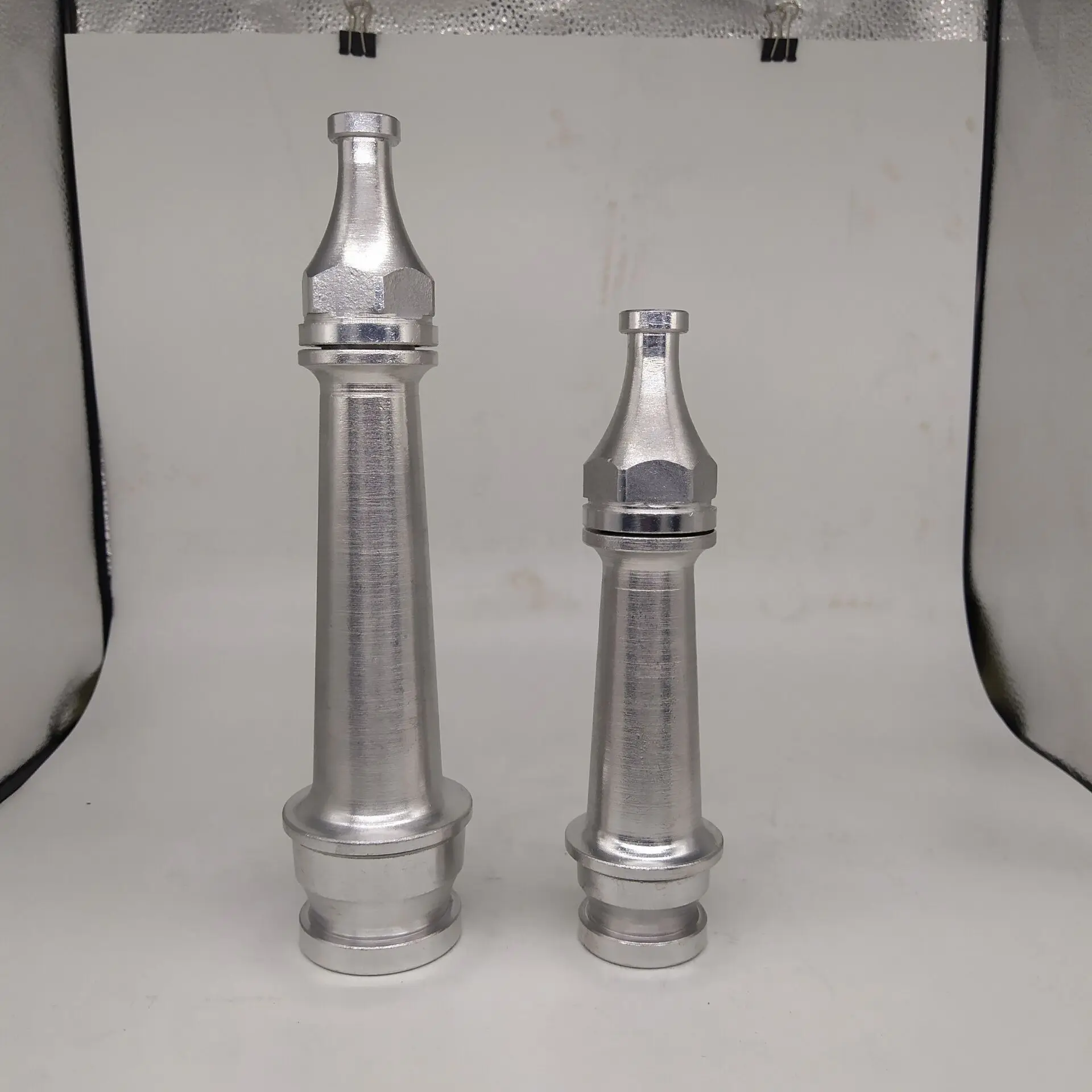 Aluminum British type branch pipes fire nozzle 1.5 inch fire hose nozzle fire fighting Jet Nozzle