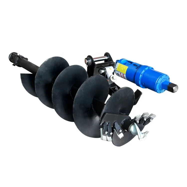 SPEAR Attachments Hydraulic Earth Auger Drill Post Hole Digger earth auger