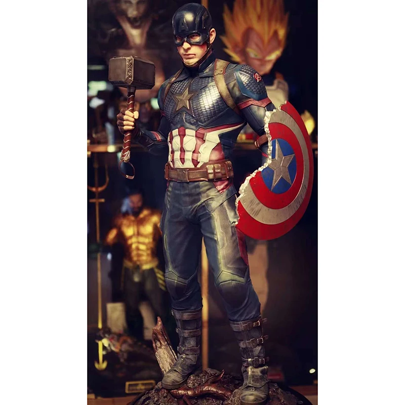 Фигурка Marvel американская статуя капитана из стекловолокна скульптура
