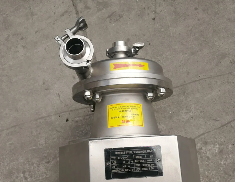 5000L/h centrifugal pump fruit juice beverage syrup pump