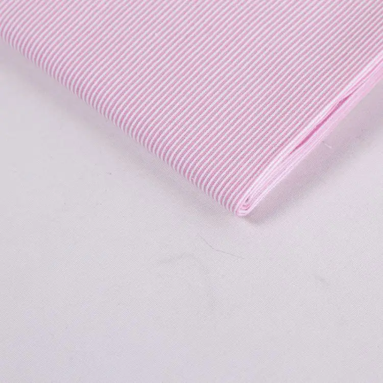 Customized Breathable 100% Cotton Flannel Brushed Stripe Yarn-dyed Shirting