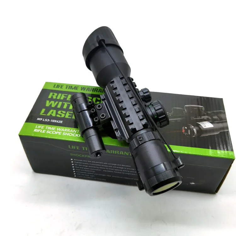 3-10x42E series red green illumination laser sight M9