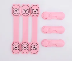 Transparent child safety lock baby drawer children anti-open cabinet door refrigerator lock home protection