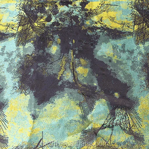 45%Acrylic&55%Polyester wash painting style for party dress/suit jacquard fabric